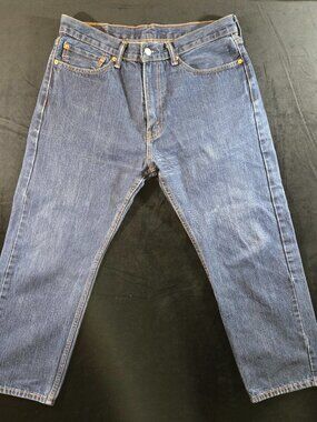 Levi's 505 regular fit straight leg jeans 36 x 29